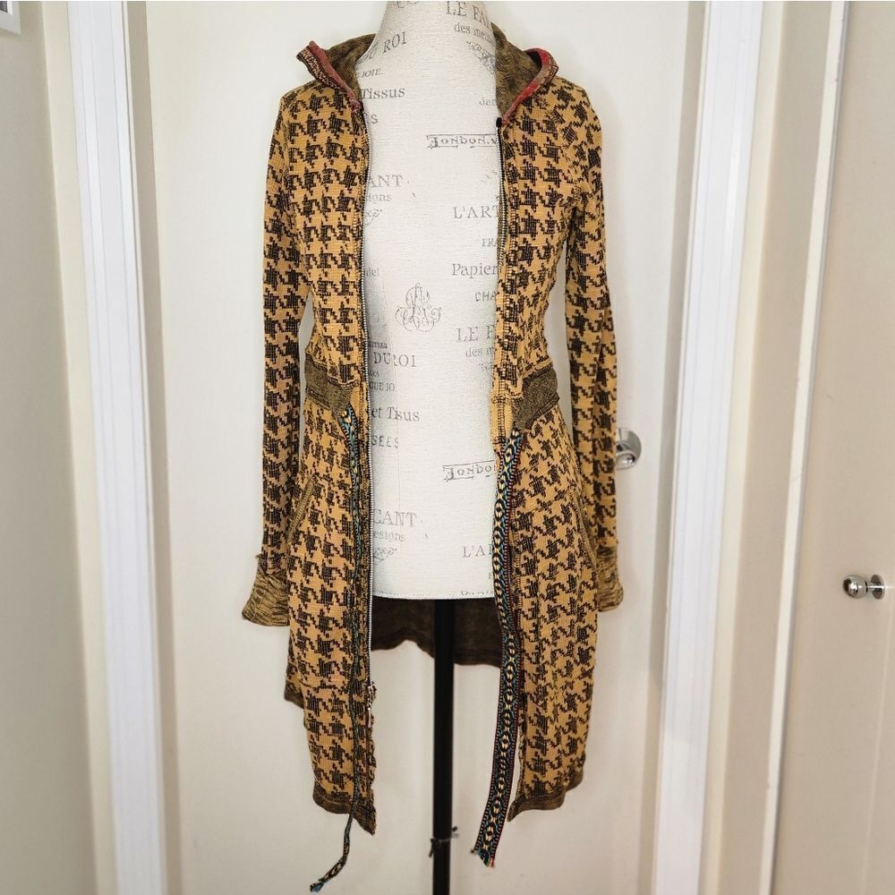 Scrapbook houndstooth hoodie jacket - Picture 2 of 13
